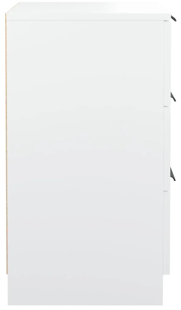 Mesa de cabeceira 40x36x65 cm branco