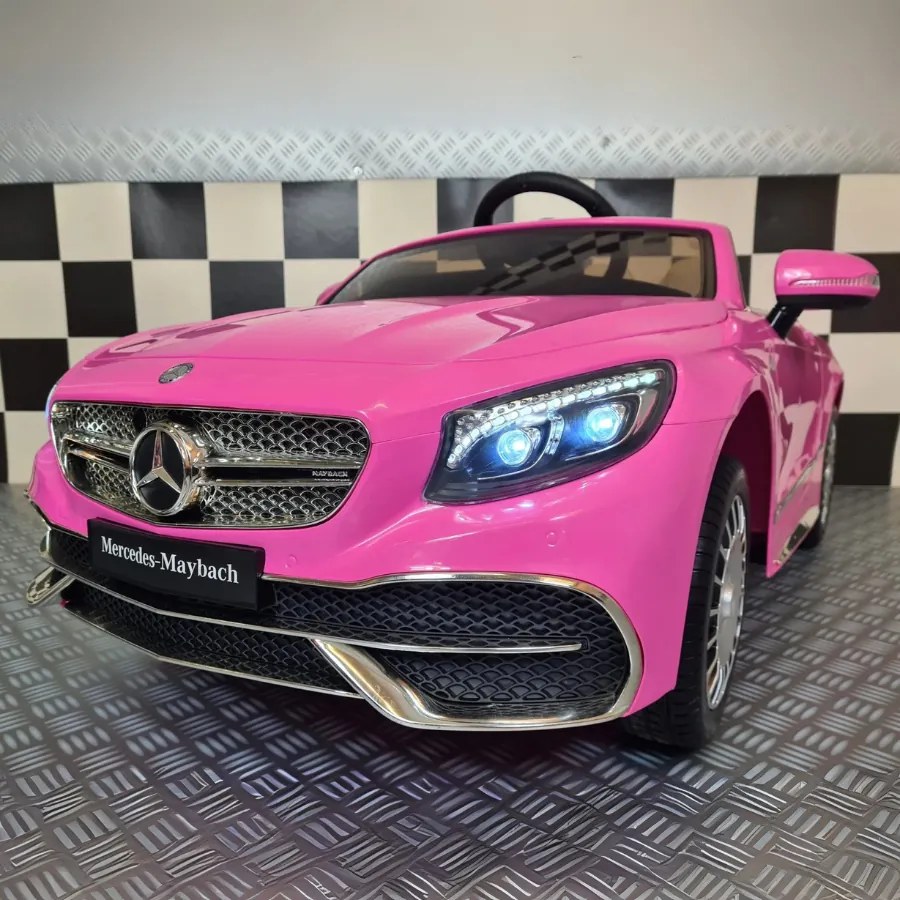 Carro infantil eléctrico Mercedes Maybach S650 12V Rosa