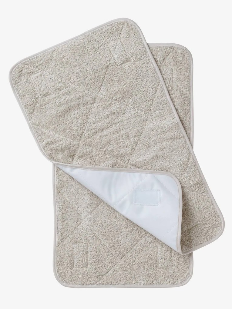 Lote de 2 tapetes para colchão, Basics cinza-toupeira