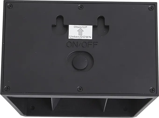 Aplique de Parede Exterior Preto com LED 2 Luzes IP65 Solar - Christof