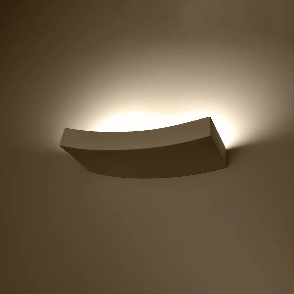 Aplique Candeeiro de parede Cerâmica HATTOR Branco