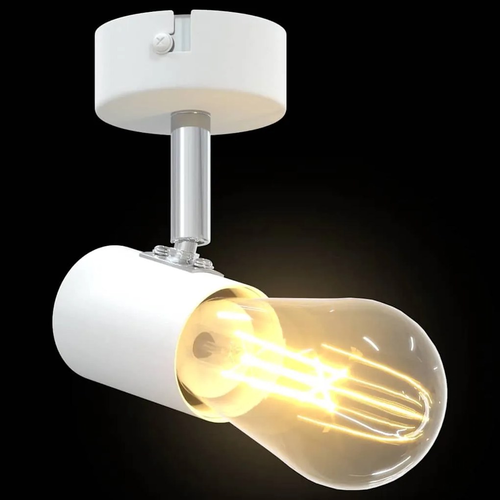 Spotlight de Teto 1 Via Ajustável Branco E27