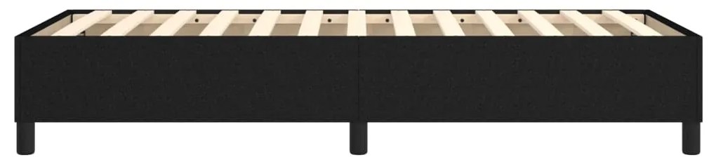 Estrutura de cama sem colchão 90x200 cm tecido preto