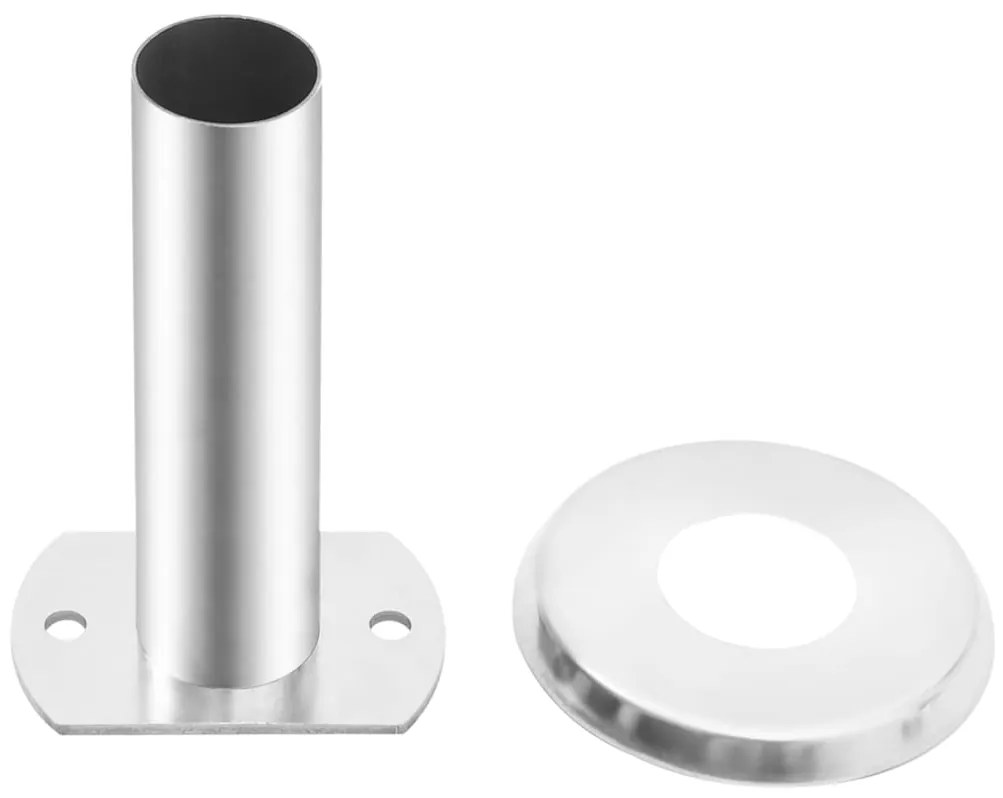 Suportes p/ corrimão de escada piscina 2 pcs aço inoxidável 304