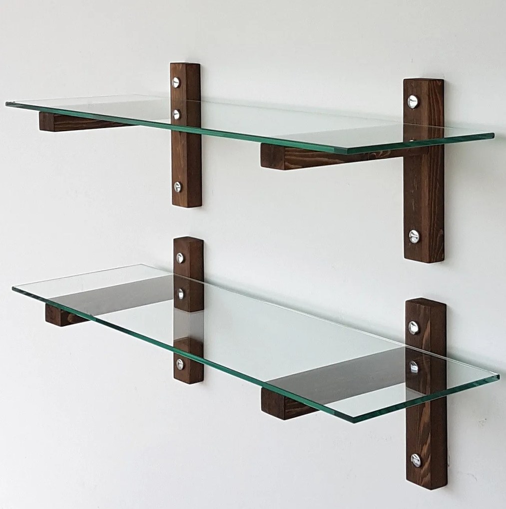 Prateleira de Parede R200 – Nogueira – 85x25x25 cm