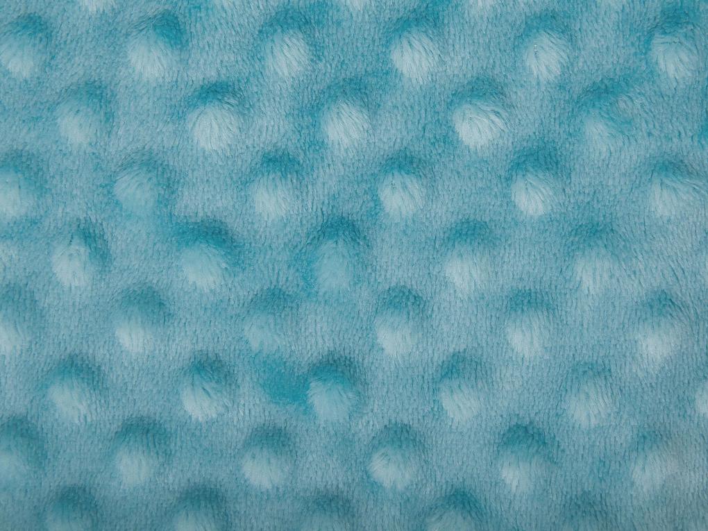 Manta azul claro 200 x 220 cm SAMUR Beliani