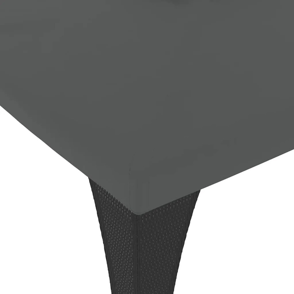 Gazebo com telhado duplo 3,98x2,98 m aço antracite