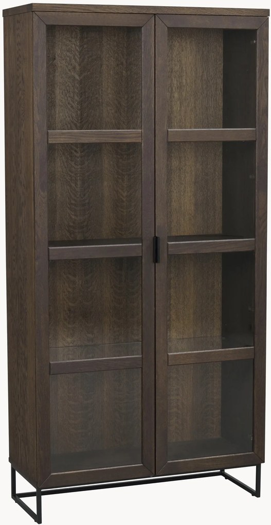 Vitrine em madeira de carvalho Everett