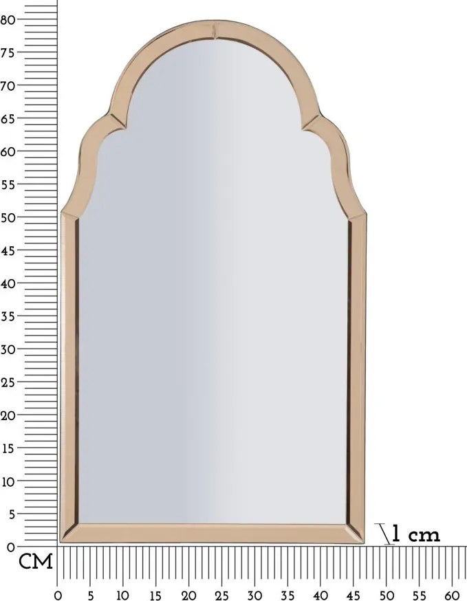 ESPELHO DE PAREDE TANGIER 47X1X80 CM (TAMANHO DO ESPELHO INTERIOR 41X74) ROSA