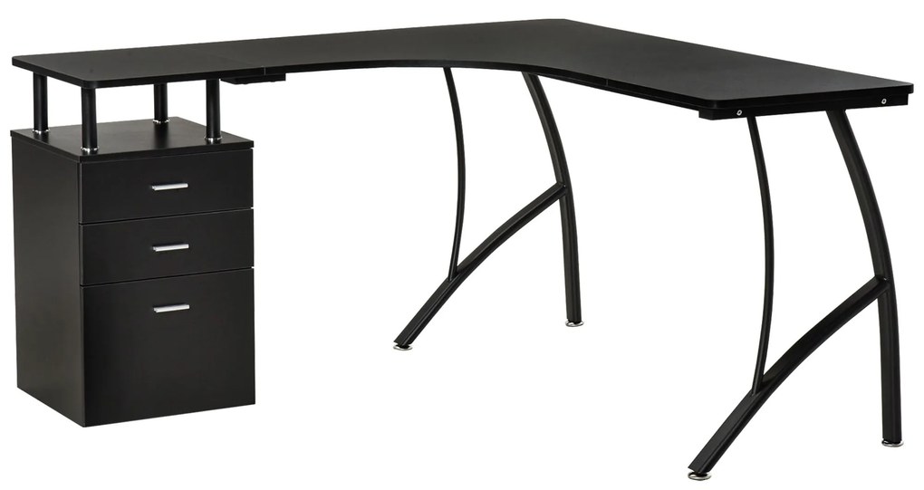 Secretária de Canto – Modelo Belluno – 5x143 – Moderna – Branco
