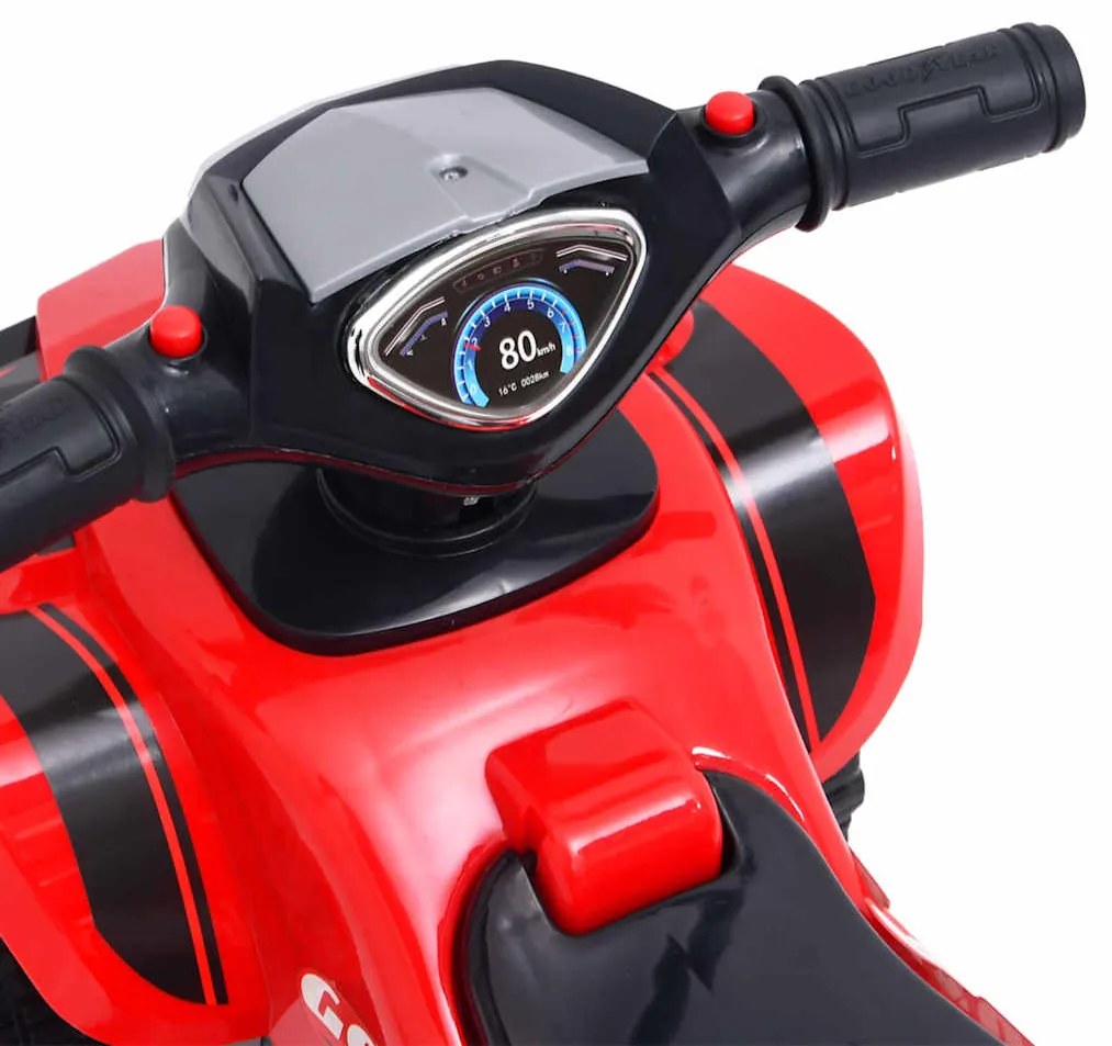 Moto-quatro infantil Good Year vermelho