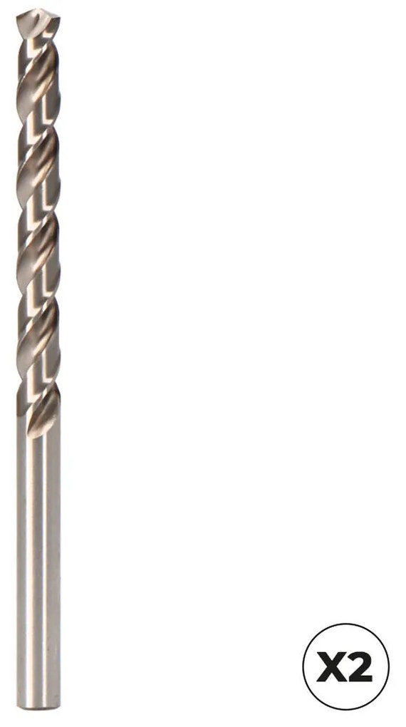 Broca para metal Izar iz27442 Koma Tools DIN 338 Cilíndrica Curta 2 mm (2 Unidades)