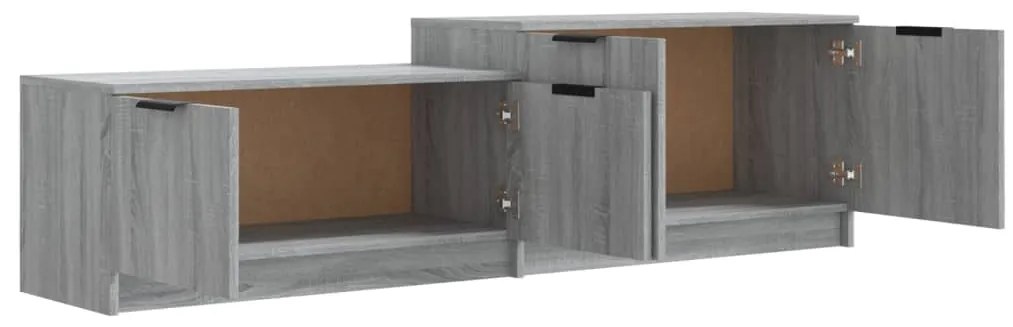 Móvel de TV 158,5x36x45 cm derivados de madeira cinzento sonoma