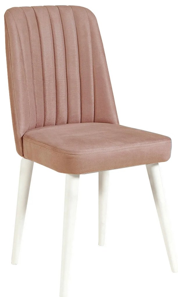 Conjunto de Mesa e Cadeiras Costa – Branco – Mesa: 120x77x75 cm; Cadei