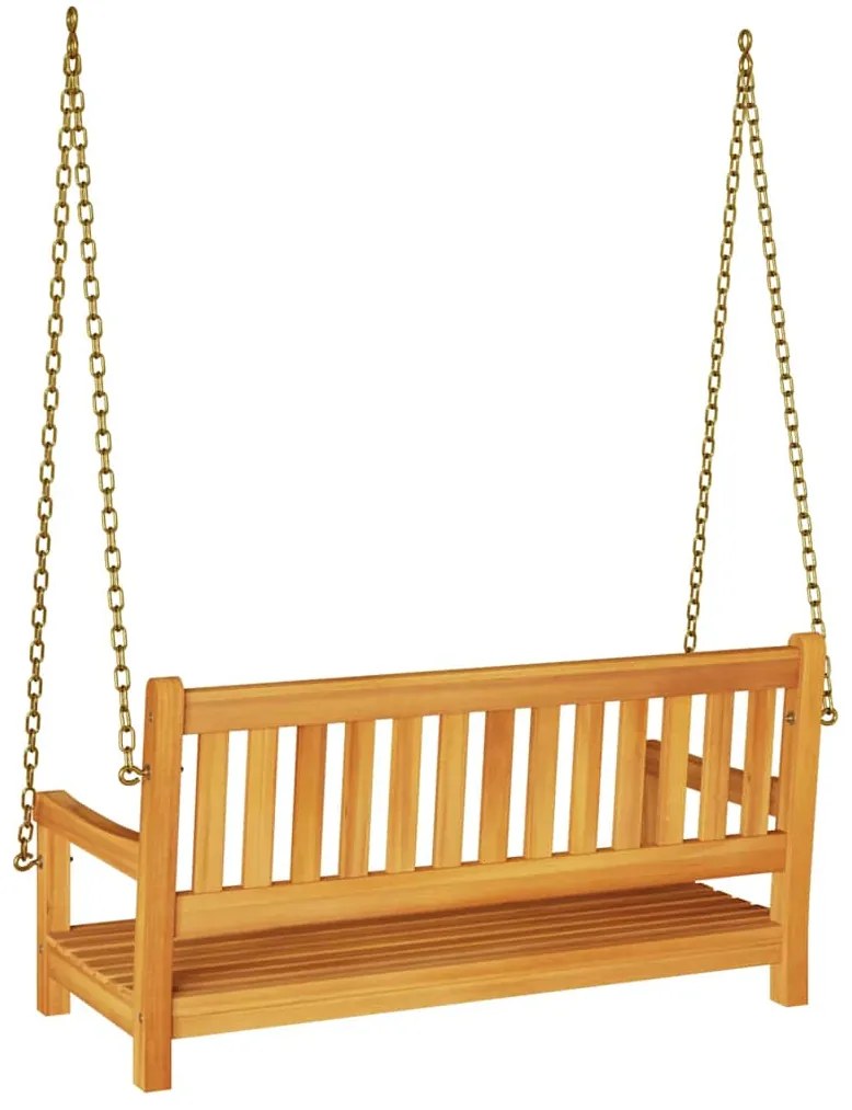 Banco de Balanço de Jardim para 2 Pessoas 110x56x58 cm Madeira Sólida