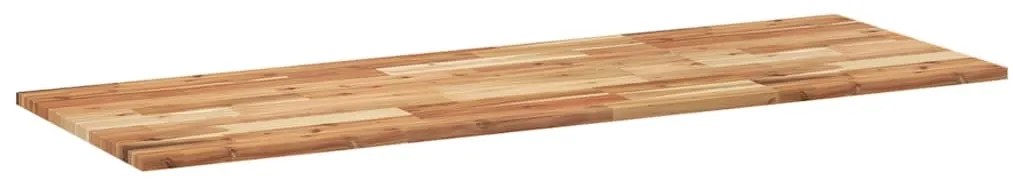 Tampo de mesa retangular 120x50x2 cm madeira de acácia maciça