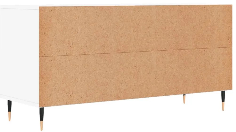 Móvel de TV 102x36x50 cm derivados de madeira branco