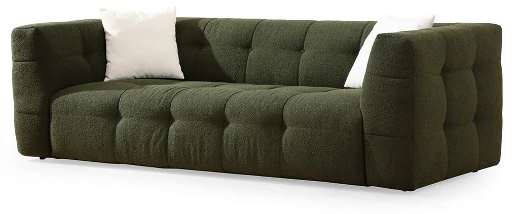 Sofá de 3 Lugares Cady – Verde – 235x100x72 cm