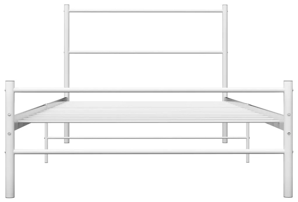 Estrutura de cama metal 90x200 cm branco