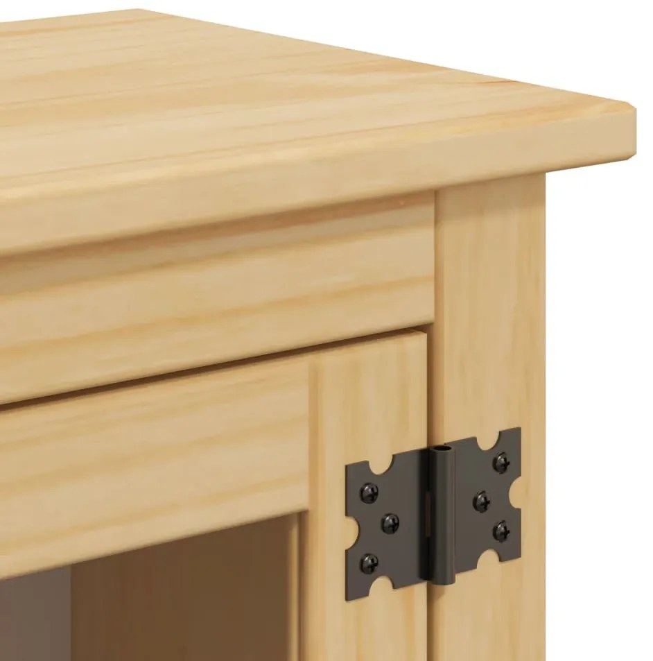 Móvel de WC para parede Corona 45x27x64,5 cm pinho maciço