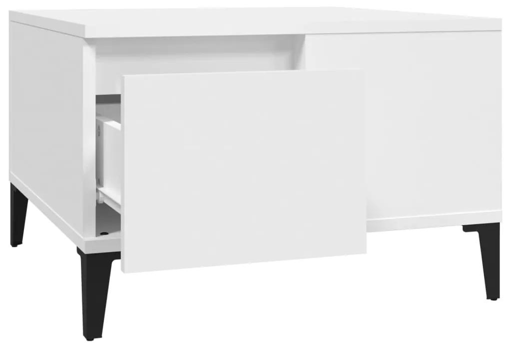 Mesa de centro 55x55x36,5 cm derivados de madeira branco