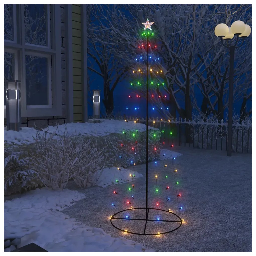 Decorações festivas VidaXL  Árvore de Natal em cone 70 x 180 cm