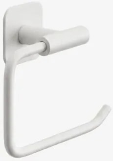 Porta-rolos Adesivo Para Banheiro Em Aço Inox Ondreli Branco - Sklum