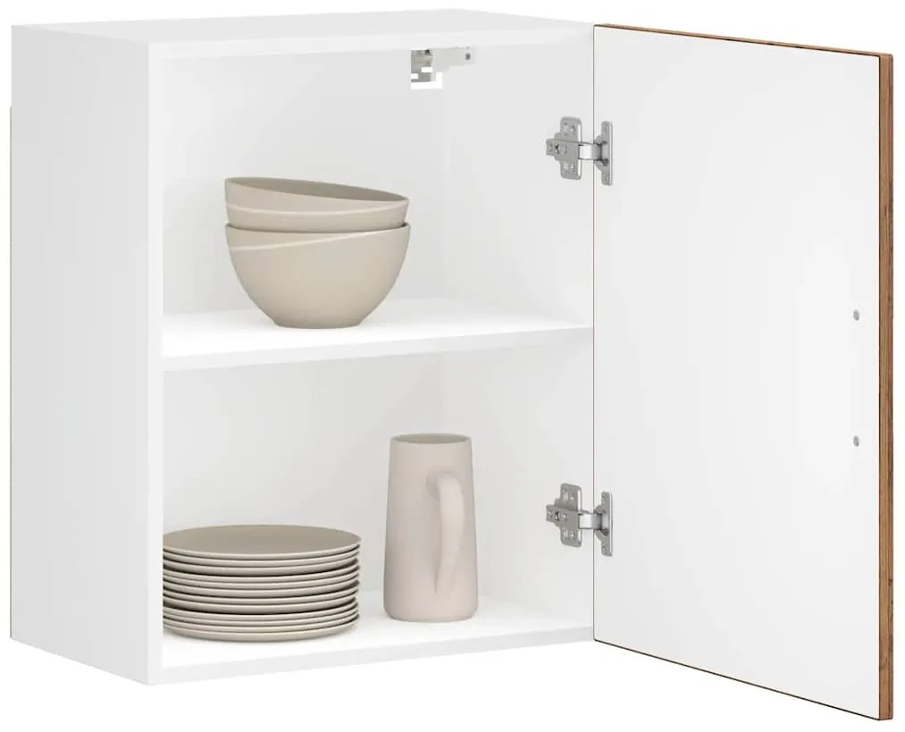 vidaXL Armários parede cozinha 2 pcs Porto madeira antiga