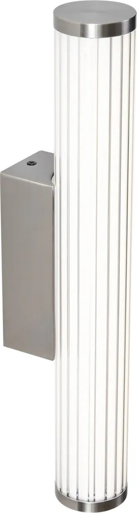 Aplique de Parede Retro Gunmetal 40,4cm Incl. LED IP44 - Coco