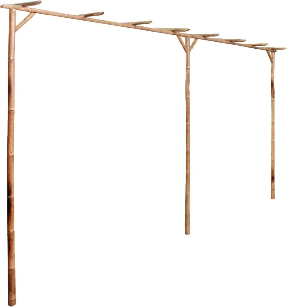 vidaXL Pérgola de bambu 385x40x205 cm