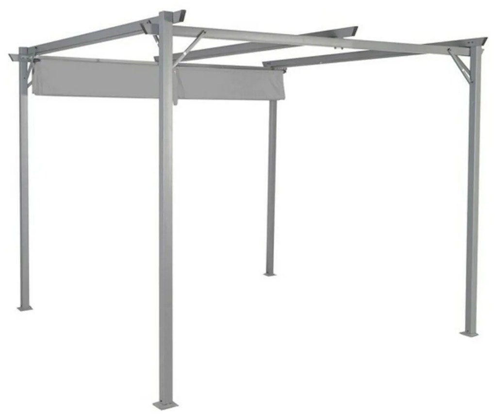 Pérgula DKD Home Decor MB-179019 290 x 290 x 230 cm Aço Metal/Plástico