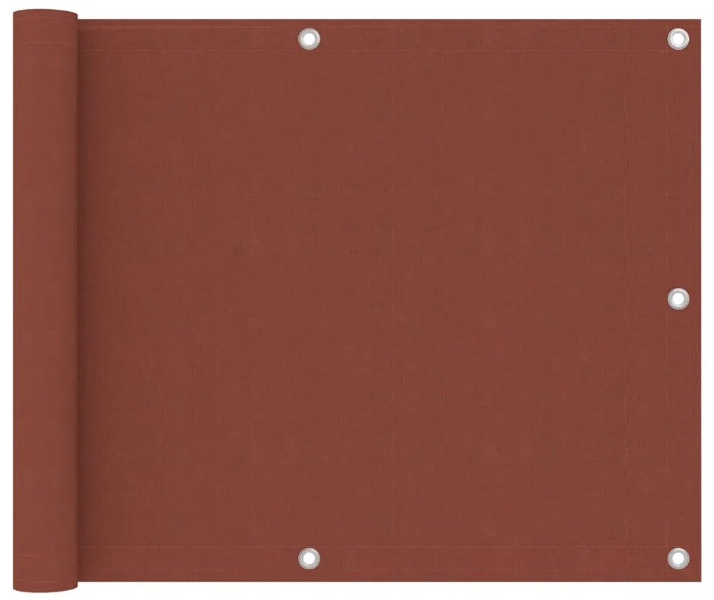 Tela de varanda 75x500 cm tecido Oxford terracota