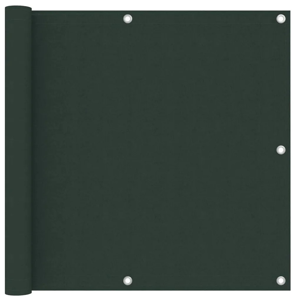 Tela de varanda 90x400 cm tecido Oxford verde-escuro