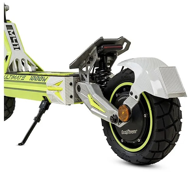 Trotinete eléctrica Bateria Litio 48V M41 Tank | 2025 Model Velocidade até 45km/h, Autonomia até 40 - 50km Branco/Verde