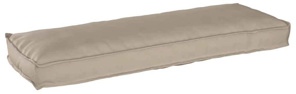 vidaXL Almofada de Palete para Banco Taupe 120x40x8 cm Tecido Oxford