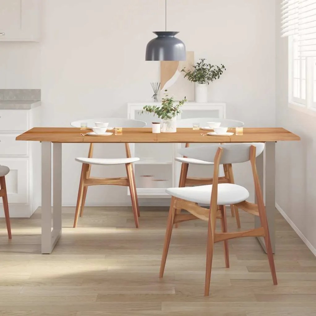 Mesa de jantar 180x90x76 cm madeira de acácia maciça