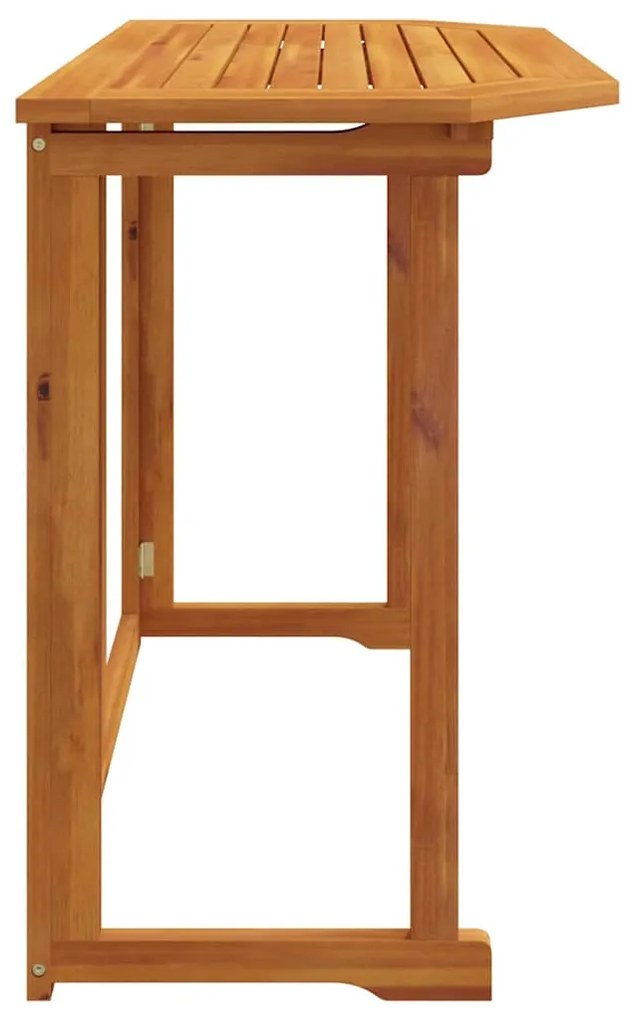 Mesa de bistrô 90x50x75 cm madeira de acácia maciça