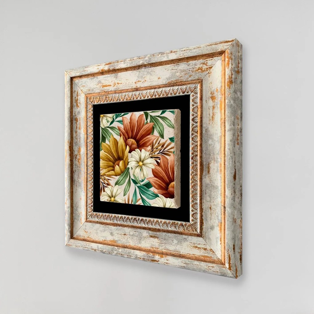 Quadro Decorativo em Moldura TC477862 – Multicolor – 20 x 20 cm