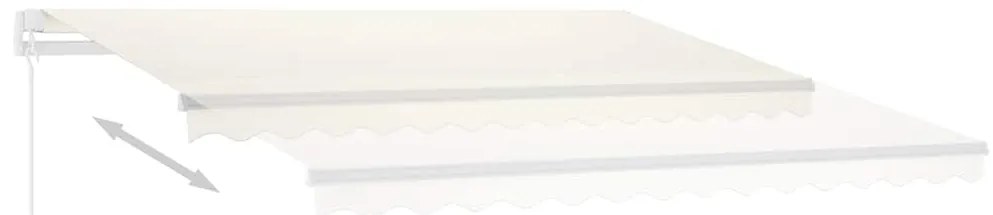 Toldo automático independente 300x250 cm cor creme