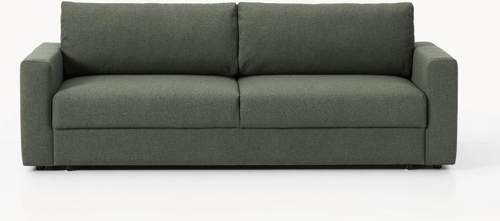 Sofá-cama em bouclé Tasha (3 lugares)