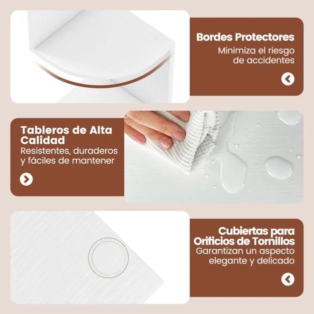 Estante de canto 20 x 20 x 126 cm de 5 níveis Organizador de armazenamento montado na parede para sala, quarto e cozinha Branco