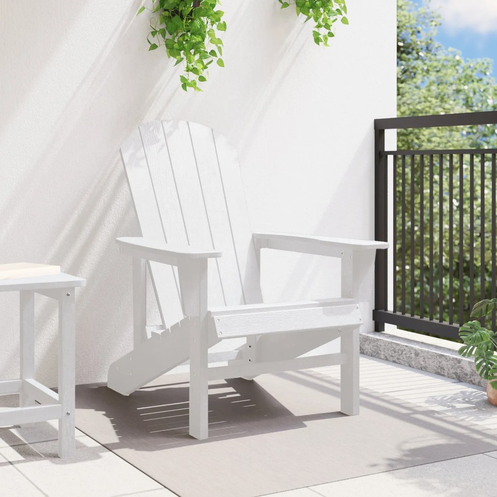 Cadeira Adirondack Branca 74x82x91 cm HDPE