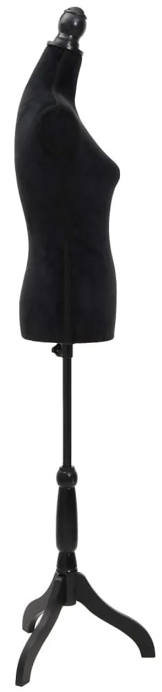 Busto manequim de senhora preto