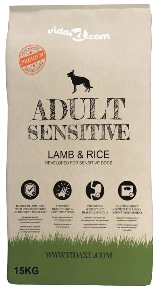 Ração premium para cães Adult Sensitive Lamb &amp; Rice 15 kg