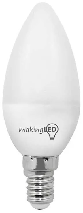 E14 Bulb C37 4W 300Lm 3000K LED Candle