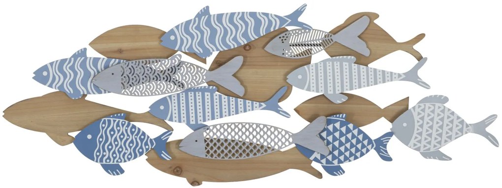 PAINEL PAREDE MAR PEIXE 91X3X33,5 CM