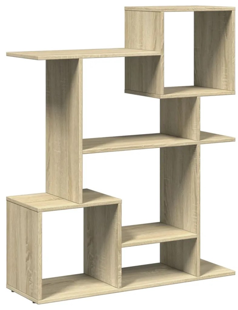 Estante divisória 92x29x112cm derivados madeira carvalho sonoma