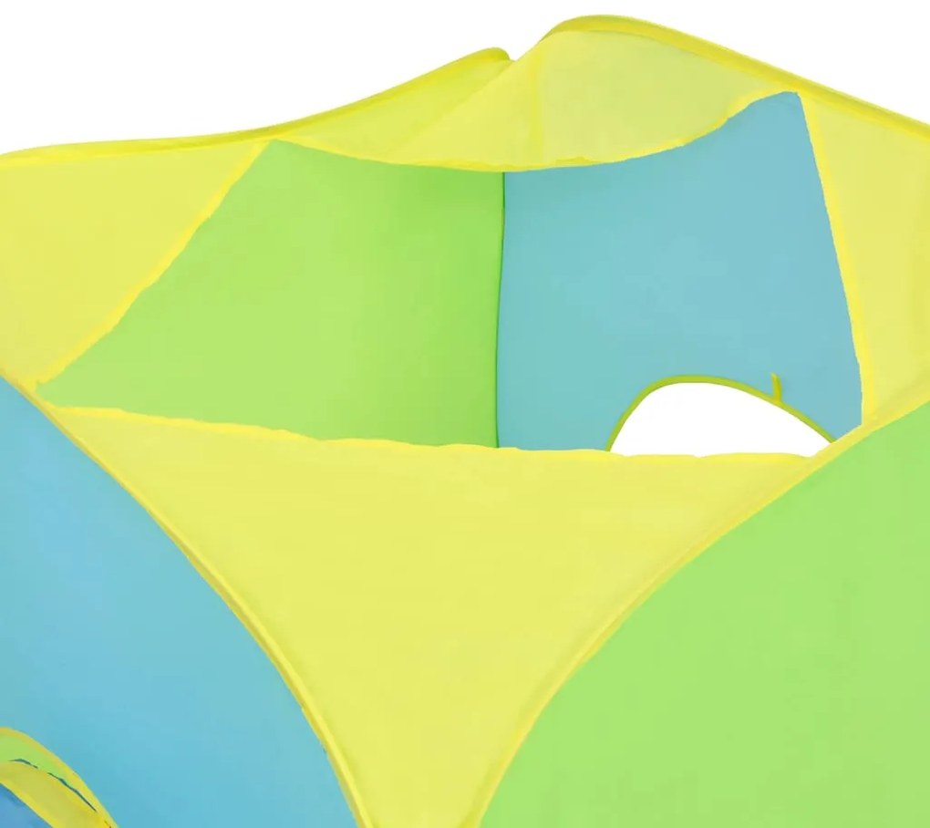 Tenda de brincar infantil com 100 bolas multicolorido
