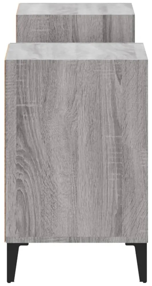 Móvel de TV 160x35x55 cm derivados de madeira cinzento sonoma
