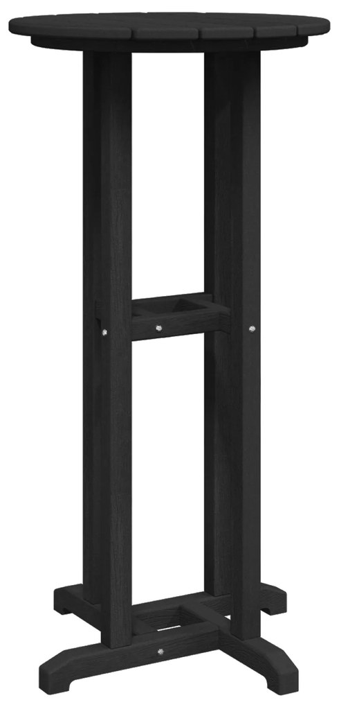 Mesa de Bar Preta 55x55x107 cm HDPE